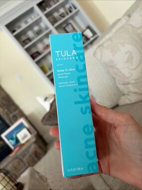Tula Skincare Keep It Clear Acne Foam Cleanser - Turquoise Blue